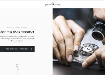 Jaeger-LeCoultre launches a Care program with 8 year warranty