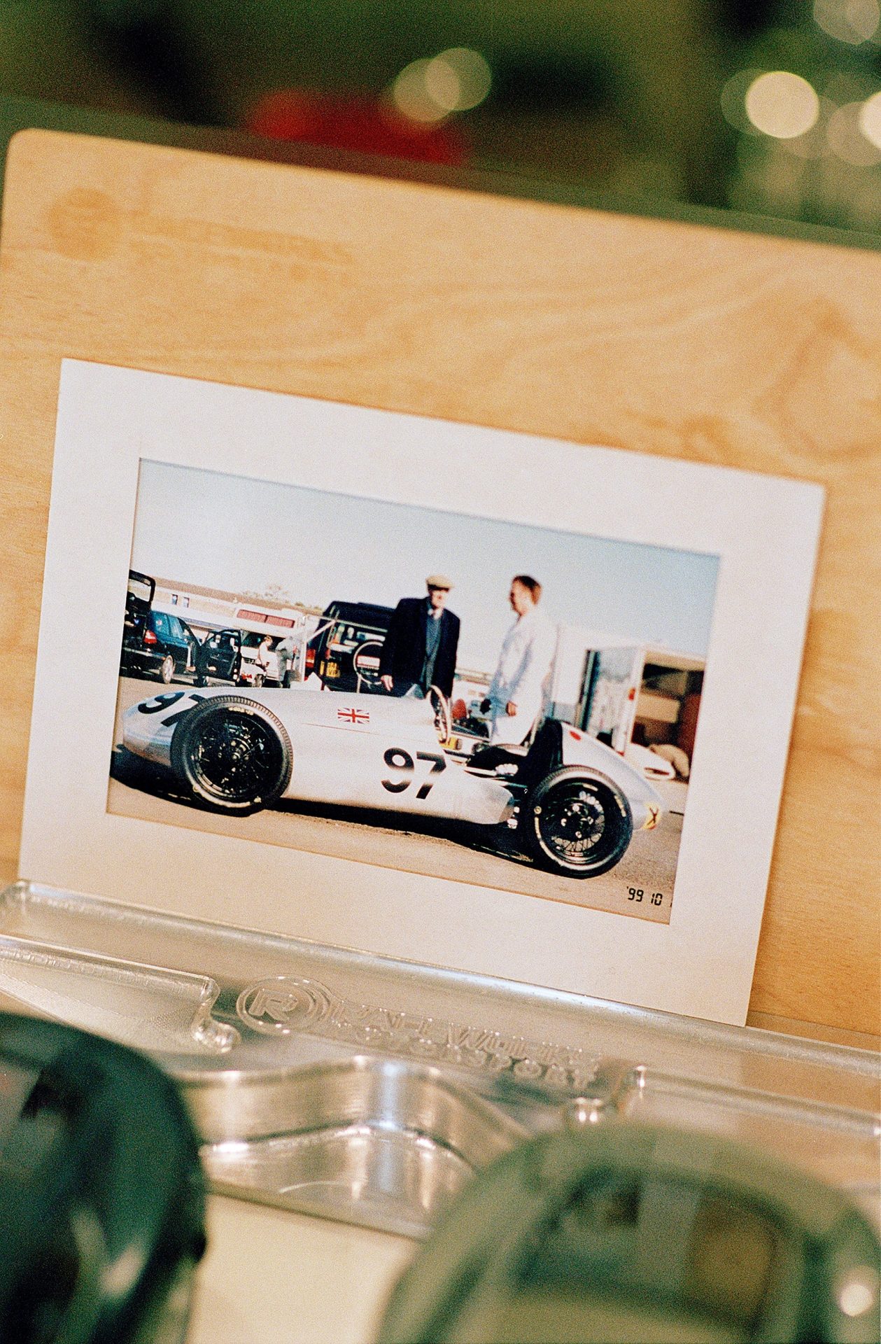Photo of vintage race car in Obsessions: Design with Marek Reichman for A Collected Man London