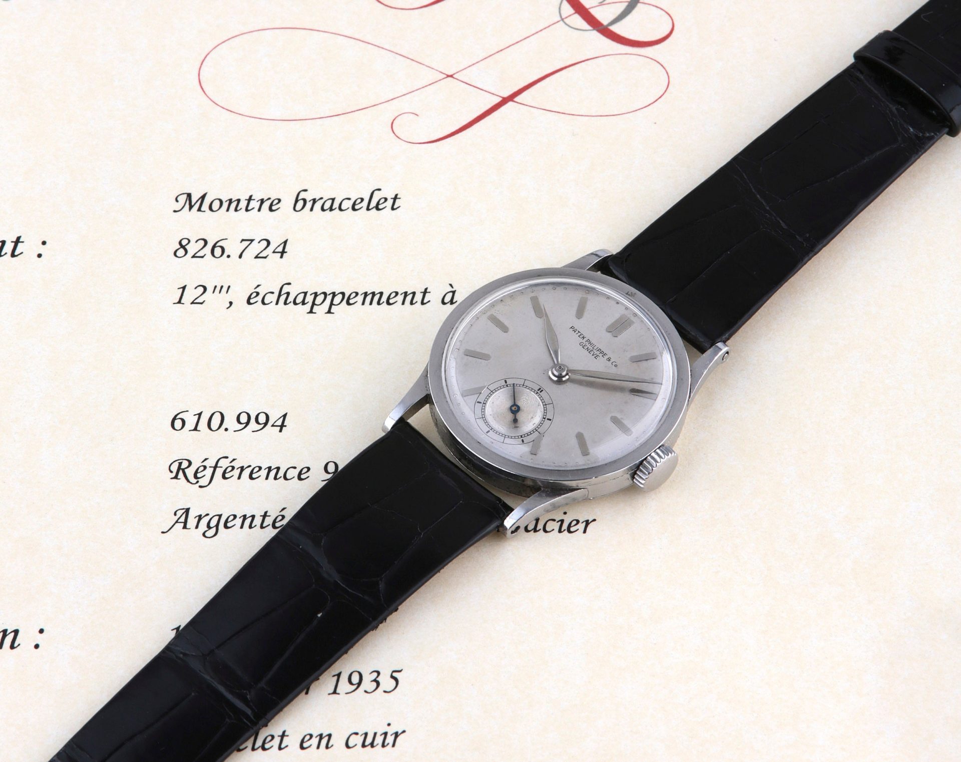 Patek Philippe Calatrava ref. 96 on extract from the archives with blazed lugs for A Collected Man London