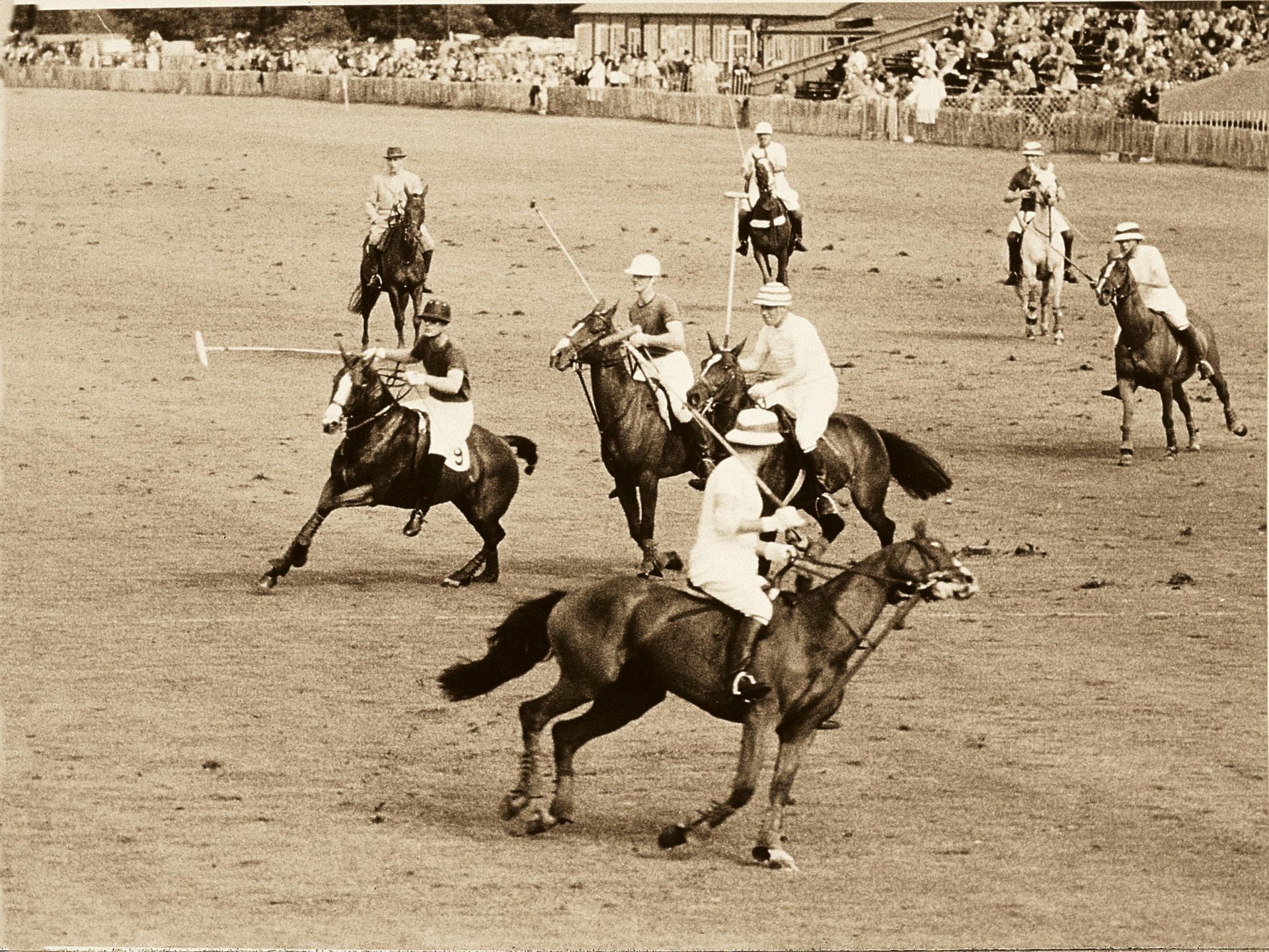 B&W image of a polo match in Jaipur from the 1930s in The Flippin’ History of the Reverso for A Collected Man