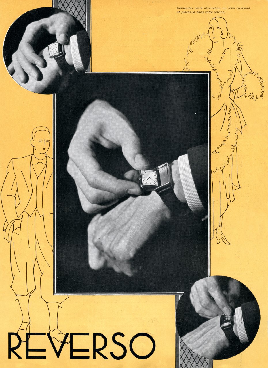 Jaeger-LeCoultre Art Deco Advert from 1932 in The Flippin’ History of the Reverso for A Collected Man