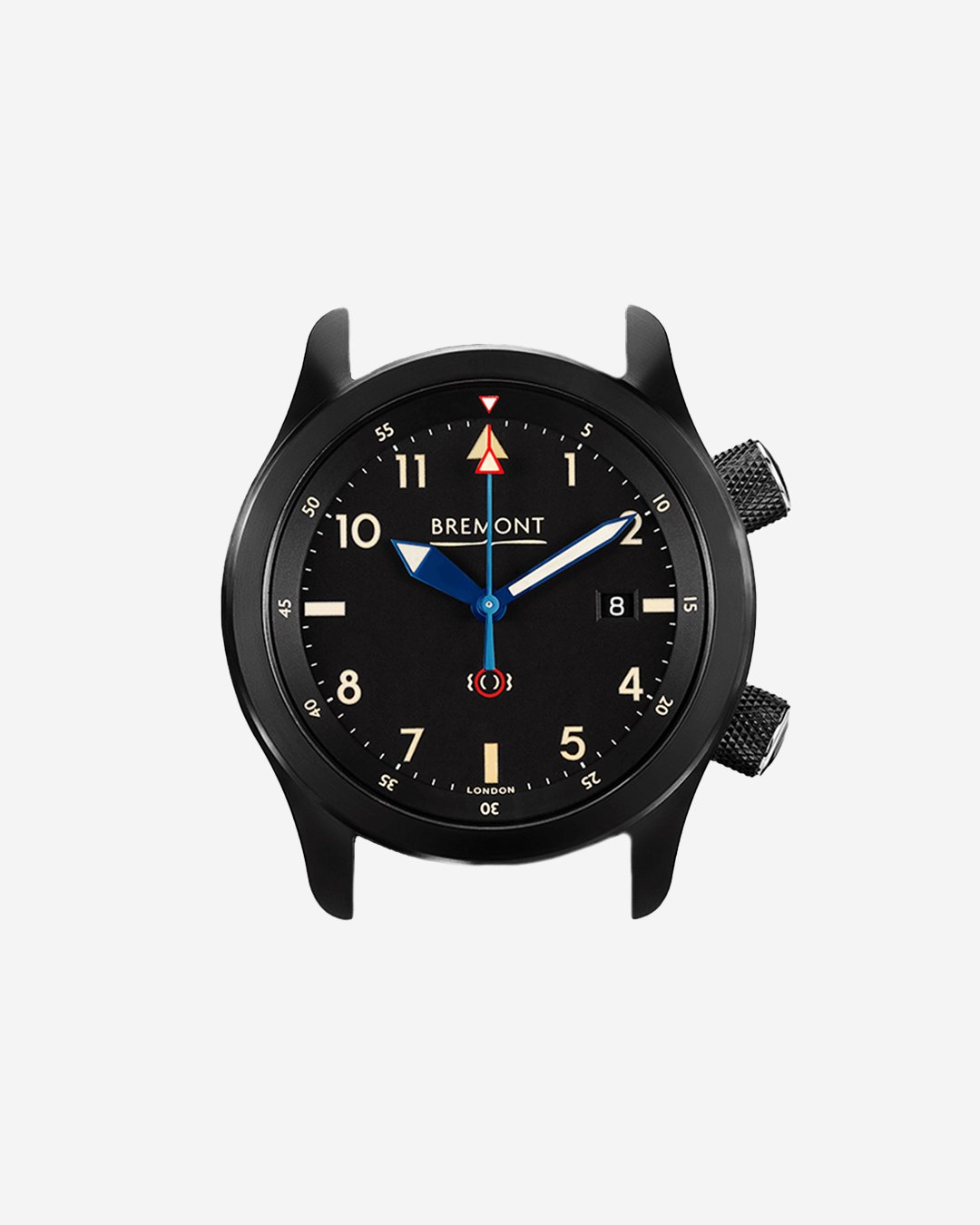 Bremont U-2/51-JET all black wristwatch double crown for A Collected Man London