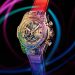 BIG BANG UNICO FULL BAGUETTE KING GOLD RAINBOW 290 GEMSTONES– 24 CARATS HIGHLY COLOURFUL