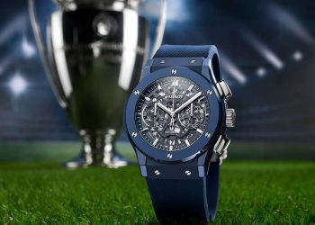 IN A HAT TRICK, HUBLOT LAUNCHES THE NEW CLASSIC FUSION AEROFUSION CHRONOGRAPH UEFA CHAMPIONS LEAGUE