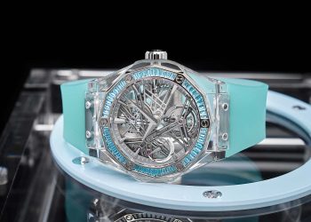 A UNIQUE HUBLOT CLASSIC FUSION TOURBILLON SAPPHIRE ORLINSKI SOLD AT THE ONLY WATCH CHARITY AUCTION