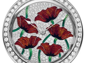 AMADEO® FLEURIER 39 “POPPIES” GRAND FEU ENAMEL