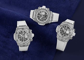 WHITE ON WHITE WHITE COLOUR BLOCK BIG BANG UNICO WHITE 42 mm