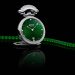 Miss Audrey & Monsieur Bovet adorned in green guilloché dials