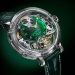 Daring to be transparent means you’ve got nothing to hide: The House of Bovet presents the Récital 26 Brainstorm® Chapter One, sapphire “writing slope” case in green quartz dial