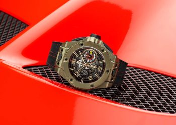 THE BIG BANG FERRARI BECOMES INALTERABLE AND SCRATCHRESISTANT IN MAGIC GOLD