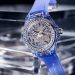 BIG BANG ONE CLICK SAPPHIRE 39 mm A highly feminine showcase of sapphire