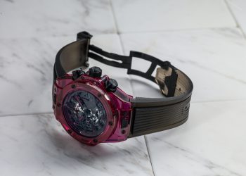 HUBLOT CELEBRATES A NEW WORLD’S FIRST THE BIG BANG UNICO CASE NOW FEATURES SAPPHIRE IN AN ARRAY OF COLOURS