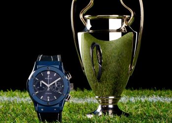 PELÉ UNVEILS THE NEW UEFA CHAMPIONS LEAGUE WATCH