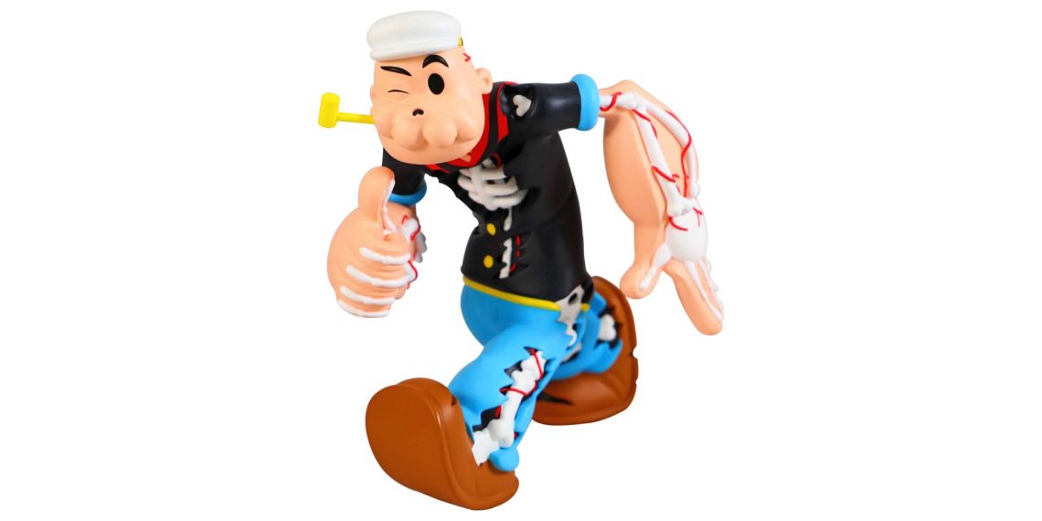 Cote Escriva Creepy Popeye Color Sculpture Limited Edition - Wrist Watch.News