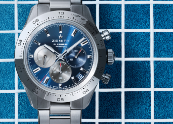 ZENITH ADDS A NEW REFERENCE TO THE CHRONOMASTER SPORT LINE IN STEEL WITH A METALLIC BLUE DIAL