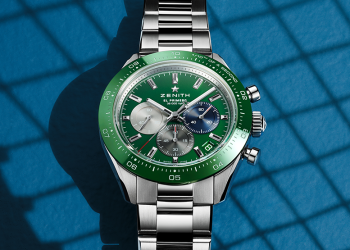 ELEVATED FREQUENCIES: ZENITH ADDS TWO NEW MODELS TO THE CHRONOMASTER SPORT LINE WITH THE FIRST GREEN CERAMIC BEZEL AND INTEGRATED RUBBER STRAP AS WELL AS THE FIRST GEM-SET REFERENCE