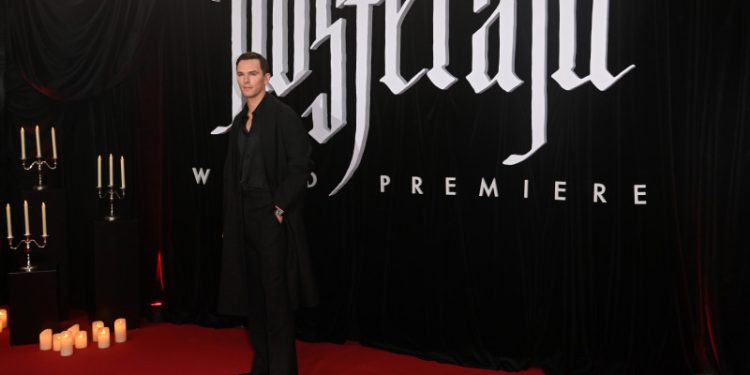 GLOBAL AMBASSADOR NICHOLAS HOULT ATTENDS THE NOSFERATU WORLD PREMIERE WEARING JAEGER-LECOULTRE