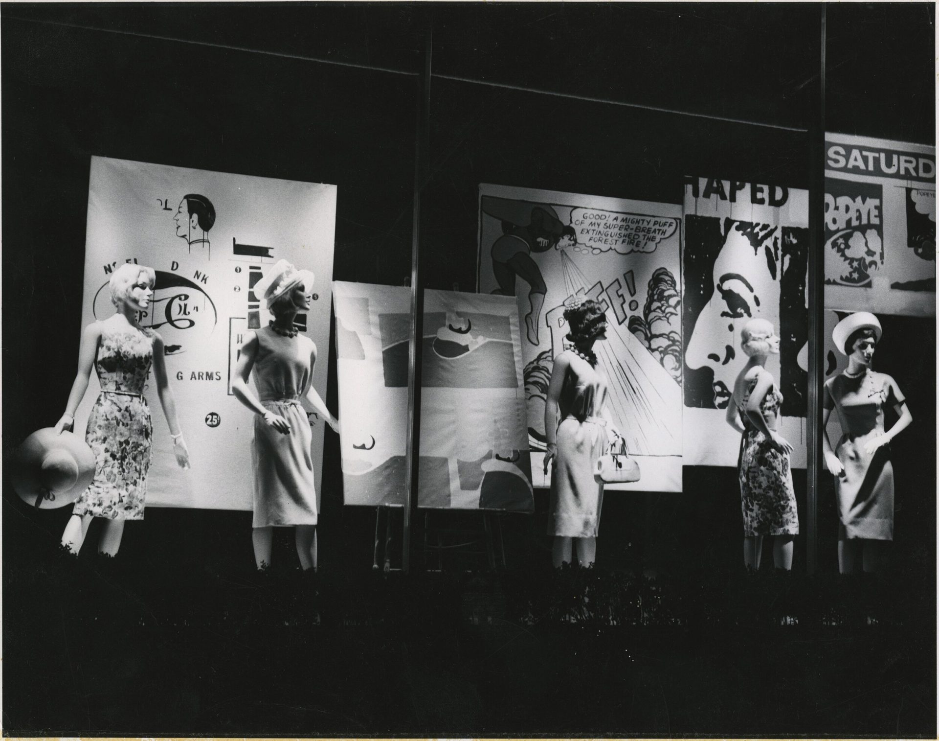 Bonwit Teller display window in Understanding Andy Warhol as a collector for A Collected Man